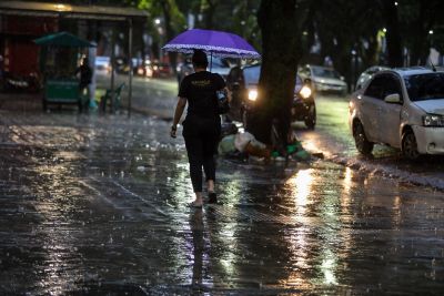 notícia: Carnaval será de chuva na maior parte do Estado, informa Semas