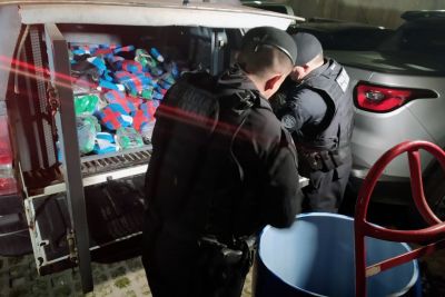 notícia: Polícia Militar apreende 400 quilos de cocaína em embarcação no Marajó