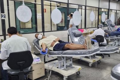 notícia: Chuvas, Covid e Influenza impactam na doação de sangue no Pará, alerta Hemopa