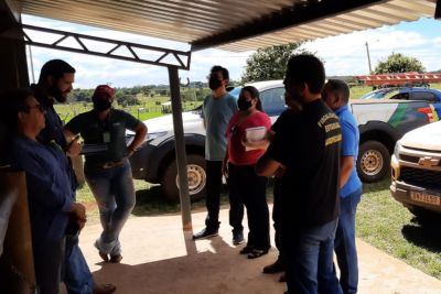 notícia: Técnicos da Adepará se reúnem com técnicos da Iagro