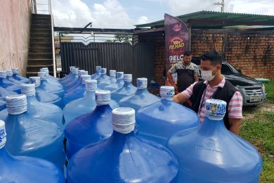 notícia: Procon Pará fiscaliza venda de garrafões de água mineral na ilha de Outeiro