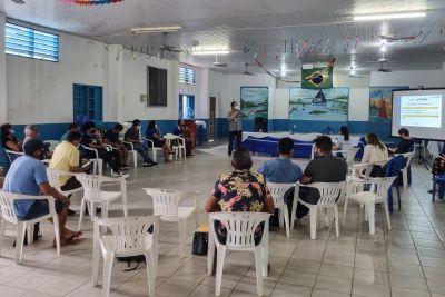 notícia: Semas dialoga sobre Acordos de Pesca com lideranças de Colônias de Pescadores do Baixo Amazonas