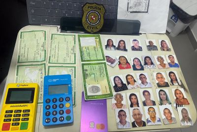 notícia: Polícia Civil prende trio por associação criminosa, falsificação de documento e estelionato, em Belém 