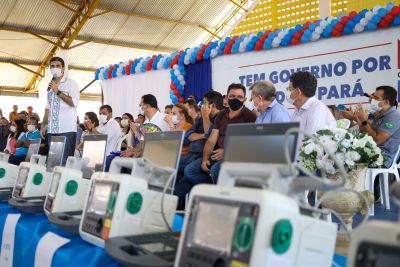 notícia: Governo entrega mais equipamentos de saúde para o Marajó e anuncia futuro hospital em Gurupá