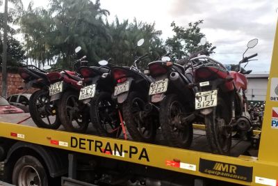 notícia: Detran remove mais de 150 motocicletas irregulares durante Operação Duas Rodas