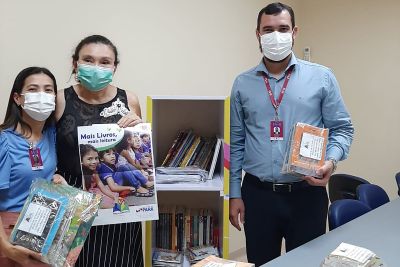 notícia: Hospital Abelardo Santos implanta Biblioteca Itinerante com mais de 350 obras
