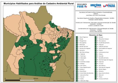 notícia: Pará conta com 48 municípios habilitados pela Semas para análise e validação de CAR