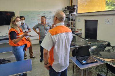 notícia: Parque de Ciência e Tecnologia Guamá é vistoriado pela Defesa Civil de Belém