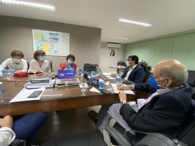 notícia: Semas recebe delegação francesa para dialogar sobre desafios e avanços ambientais no Pará  