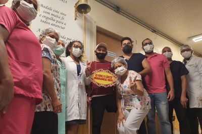 notícia: 'Sino da Vitória' renova a esperança de pacientes oncológicos do Ophir Loyola