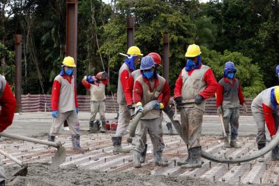 notícia: Obras no novo Pronto Socorro de Belém estão com 30% de execução