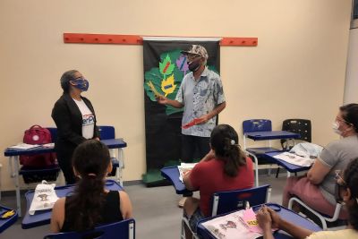 notícia: Detran promove oficina para população idosa no bairro da Cabanagem