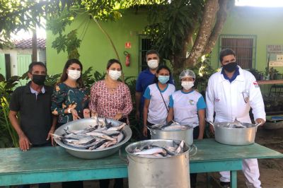 notícia: Adepará doa 500 quilos de pescado apreendidos durante fiscalização em Monte Alegre