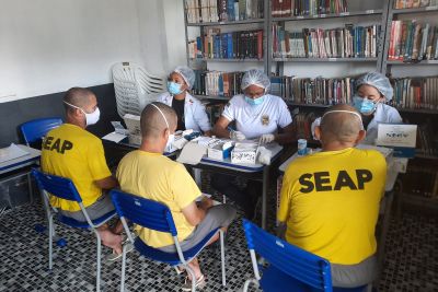 notícia: Seap e Defensoria levam assistência e cidadania para internos do sistema penitenciário, em Capanema