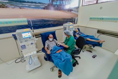 notícia: Centro de Hemodiálise do Hospital Regional do Marajó completa um ano
