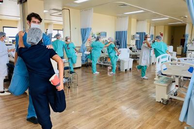 notícia: Hospital Abelardo Santos tem Projeto ‘Cuidando de quem Cuida’