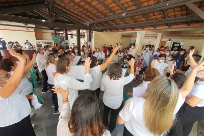 notícia: Hospital Ophir Loyola apoia retorno do Coral Voz e Vida 
