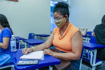 notícia: Moradores de Marituba aprendem produção de texto em oficina na UsiPaz Nova União