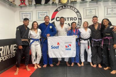 notícia: Oito atletas irão disputar o campeonato de jiu-jitsu, em Santa Catarina