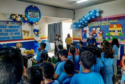notícia: Escola Estadual Amazonas de Figueiredo completa 77 anos de bons serviços prestados à educação