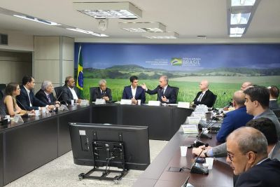 notícia: Governo do Pará reúne com ministério da Agricultura para tratar da expansão do agronegócio paraense