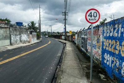 notícia: Estrada do Bengui recebe obras do programa ‘Asfalto Por Todo o Pará’