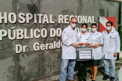 notícia: Hospital Regional de Marabá realiza primeira Captação de Córnea
