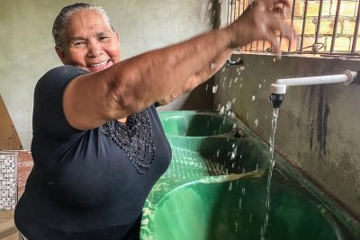 notícia: Sistema de abastecimento de água garante dignidade e qualidade de vida a moradores de Castanhal