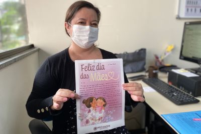 notícia: Hospital Metropolitano promove entrega de cartas de filhos às mães
