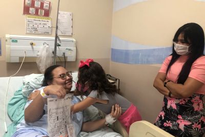 notícia: Hospital Galileu promove reencontro de mães hospitalizadas com filhos em ação especial