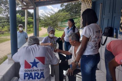 notícia: Expedição Saúde por todo o Pará realizou mais de 300 atendimentos no território indígena Tembé Tenetehar