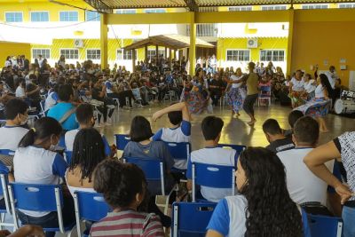 notícia: Seduc desenvolve projeto de combate à violência escolar na Região do Lago de Tucuruí