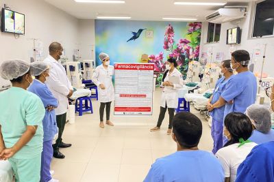 notícia: Hospital Regional de Marabá reforça práticas seguras para o uso de medicamentos