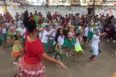 notícia: Festival junino valoriza educação ambiental na Escola Maridalva Pantoja
