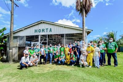 notícia: Hospital Regional do Marajó promove Pedalada Ecológica e distribuição de mudas