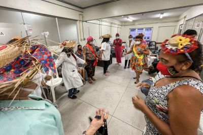 notícia: Espaço Acolher do Hospital Ophir Loyola celebra o mês junino 