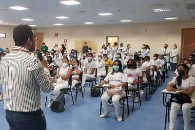 notícia: Hospital Abelardo Santos promove o 'I Workshop de Cuidados com a Pele'