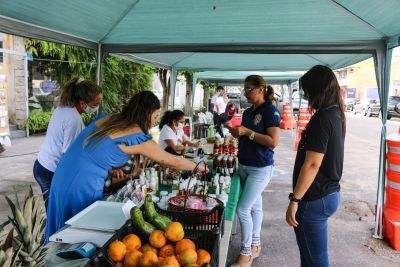 notícia: Feira da Agricultura Familiar da Semas é sucesso de público e vendas