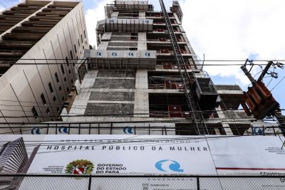 notícia: Hospital Público da Mulher alcança 55% da execução das obras de construção