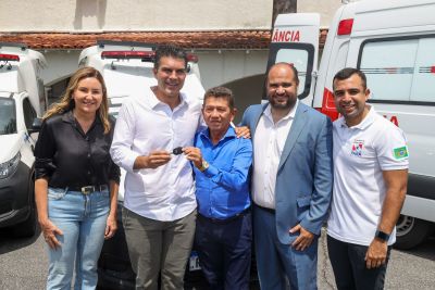 notícia: Entrega de novas ambulâncias reforça a saúde em mais 13 municípios do Pará