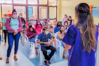notícia: Hospital Regional do Marajó promove palestra sobre prevenção do câncer de mama