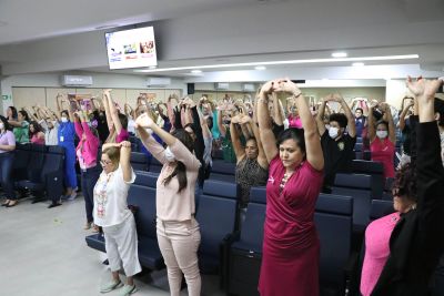 notícia: Sespa promove ciclo de palestras sobre câncer de mama 