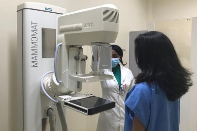 notícia: HGT encerra 'Outubro Rosa' com cerca de 400 exames de mamografias realizados 