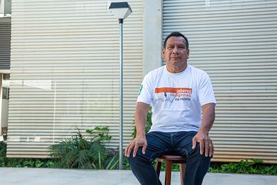 notícia: Palestra do professor indígena Gersem Baniwa encerra seminário na Uepa