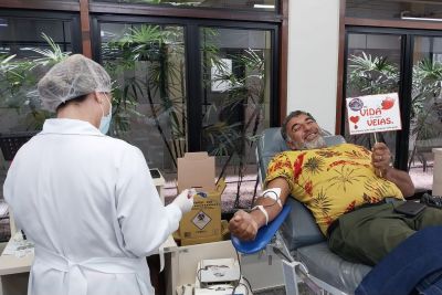 notícia: Fundação Hemopa prossegue campanhas interna e externa de doação de sangue