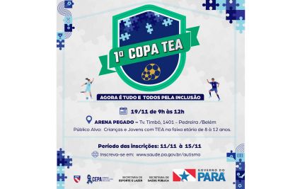 notícia: Estado promove a 1ª Copa TEA para crianças e adolescentes com autismo