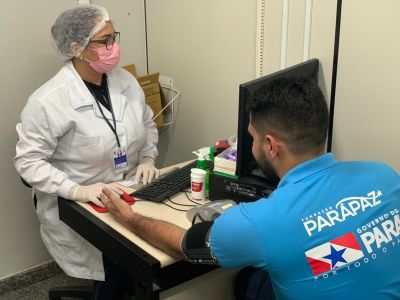 notícia: Servidores da Fundação ParáPaz de mobilizam e doam sangue no Hemopa