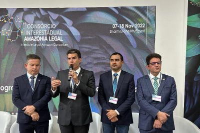 notícia: Em coletiva na COP 27, governador do Pará aponta pilares para desenvolvimento sustentável na Amazônia