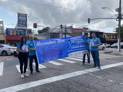 notícia: Fundação ParáPaz mobiliza a população para programação esportiva pelo 'Novembro Azul'