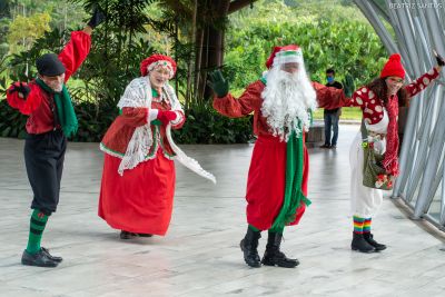 notícia: Na manhã de sábado, Papai Noel espera pelo público no Parque do Utinga 